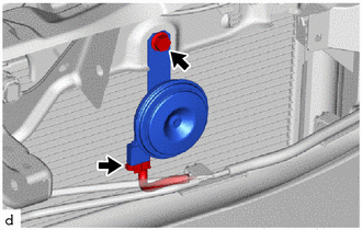 Toyota CH-R Revue Technique - Circuit de l'avertisseur sonore - Systeme  Antivol